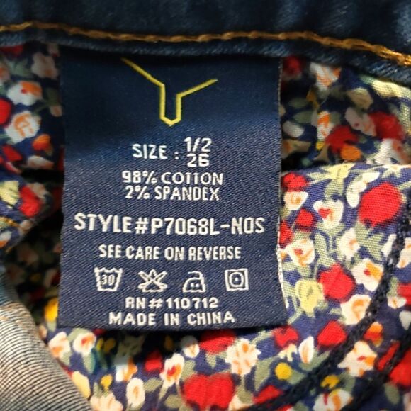 Vigoss Jeans Size 26 W28"xL31" Vigoss Studio The Jagger Super Skinny Jeans Blue - Picture 6 of 6